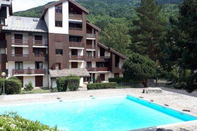 swimming pool in summer