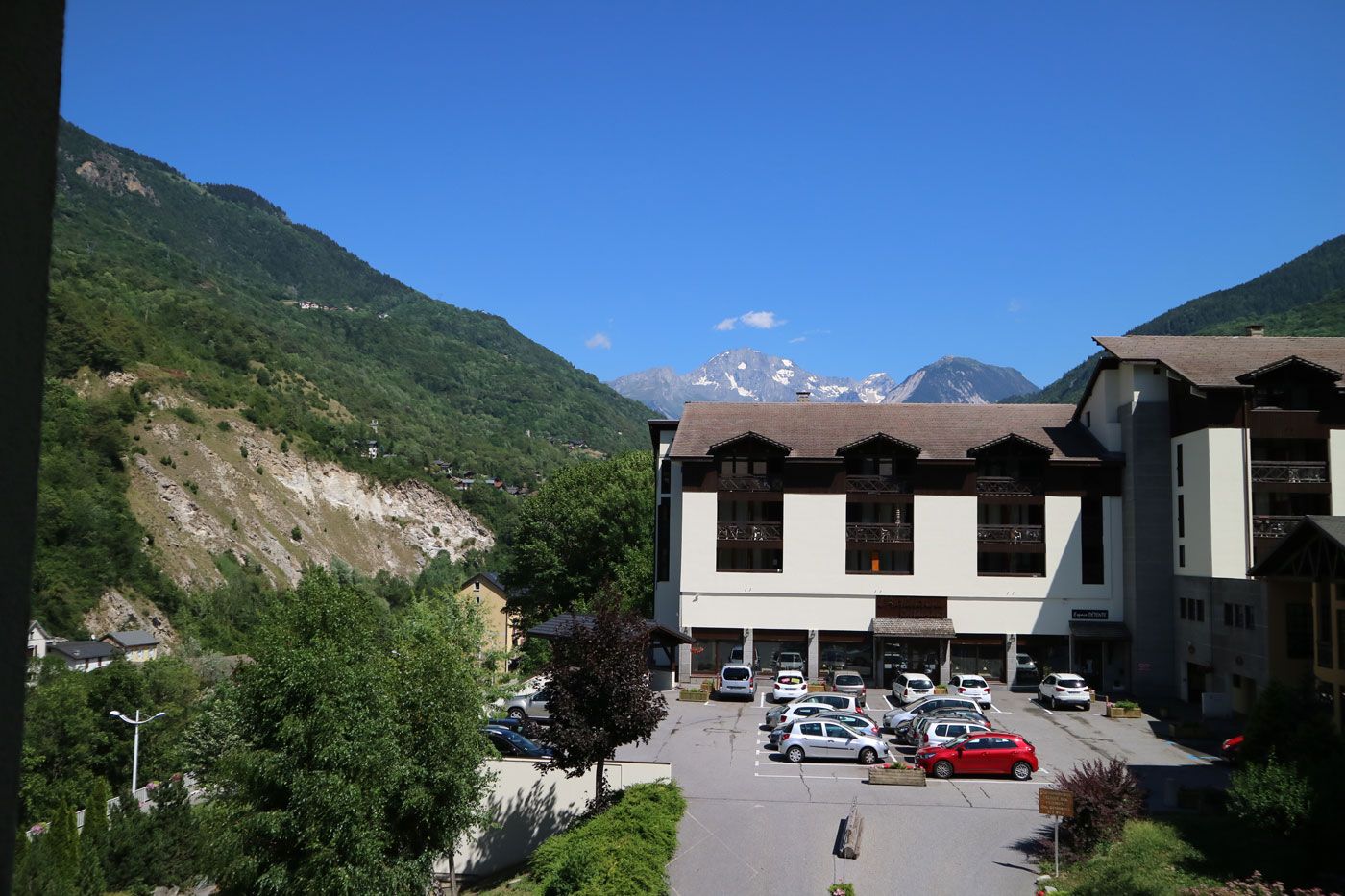 view from balcony