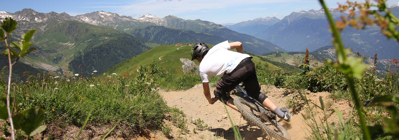 mountain biking in the mountains